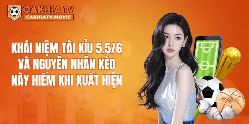 Khái niệm Tài Xỉu 5.5/6 và nguyên nhân kèo này hiếm khi xuất hiện